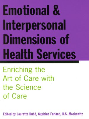 cover image of Emotional and Interpersonal Dimensions of Health Services